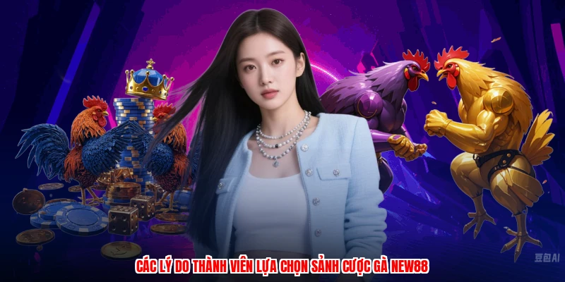 Các lý do thành viên lựa chọn sảnh cược gà NEW88