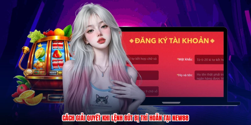 Cách giải quyết khi lệnh rút bị trì hoãn tại NEW88