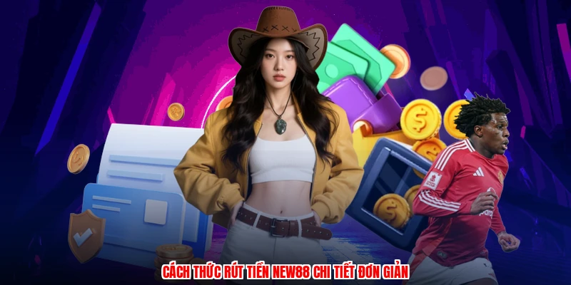 Cách thức rút tiền NEW88 chi tiết đơn giản