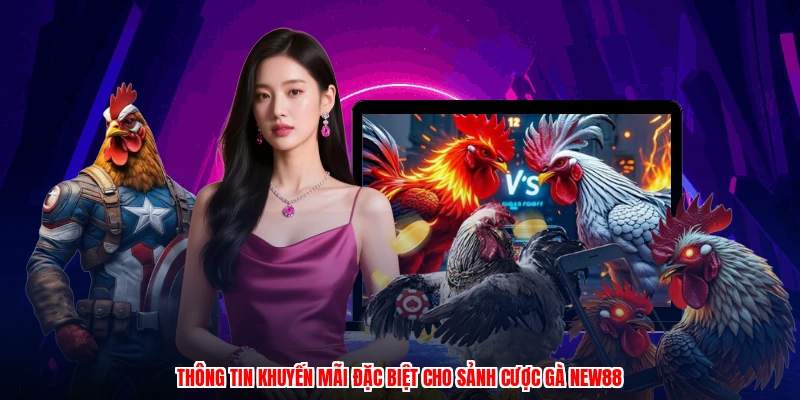 Thông tin khuyến mãi đặc biệt cho sảnh cược gà NEW88