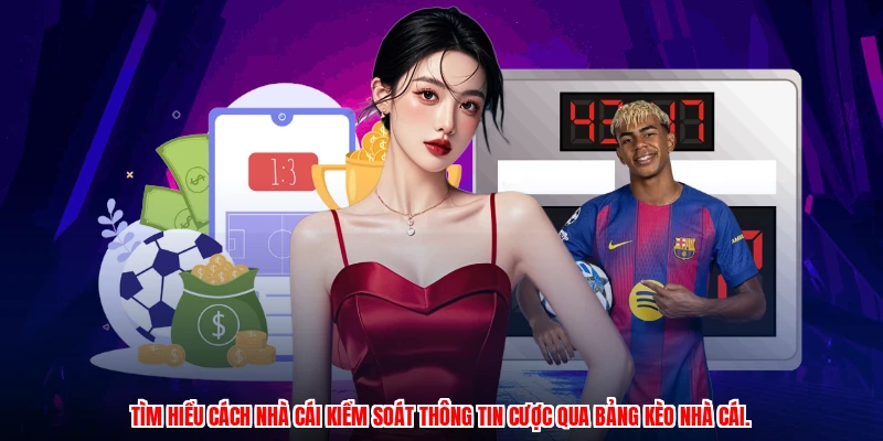 Tìm hiểu cách nhà cái kiểm soát thông tin cược qua bảng kèo nhà cái.